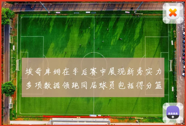 埃奇库姆在季后赛中展现新秀实力多项数据领跑同届球员包括得分篮板助攻抢断三分